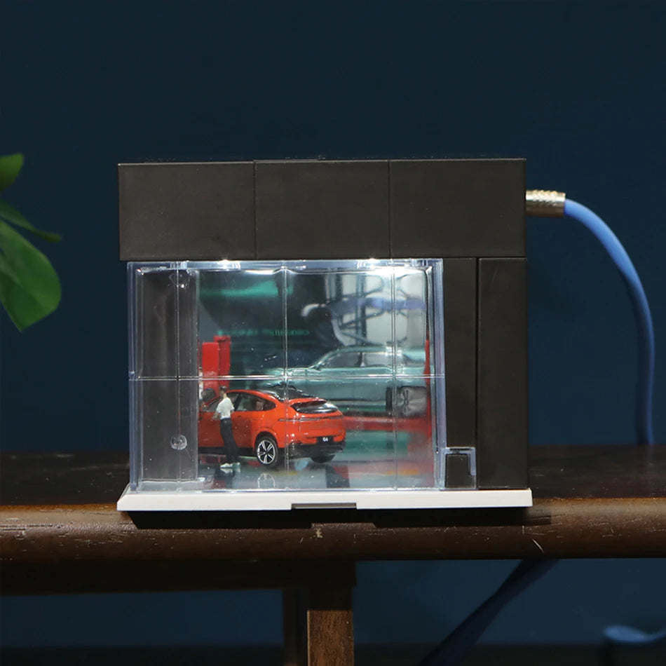 1/64 Garage Scene Model W/ Light Voice Control