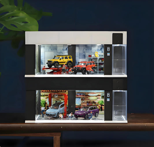 1/64 Garage Scene Model W/ Light Voice Control