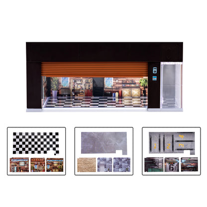 1/64 Garage Scene Model W/ Light Voice Control