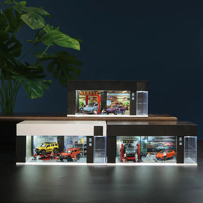 1/64 Garage Scene Model W/ Light Voice Control